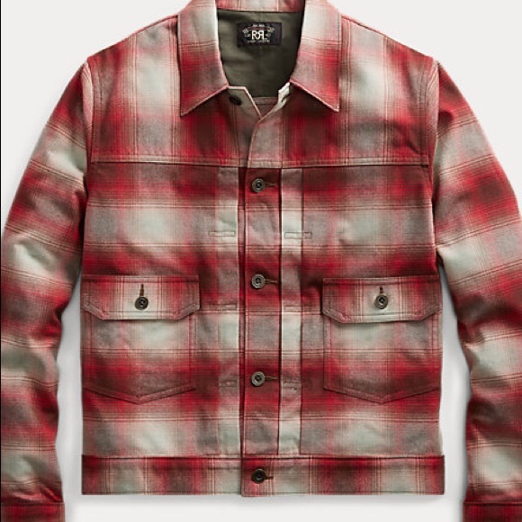 RRL plaid Cotton-wool jacket - Picture 2 of 5